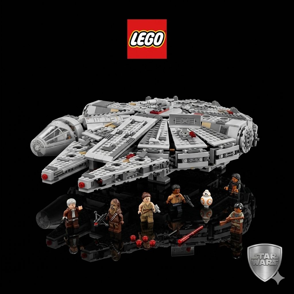 Star Wars Millennium Falcon (Con Logo)