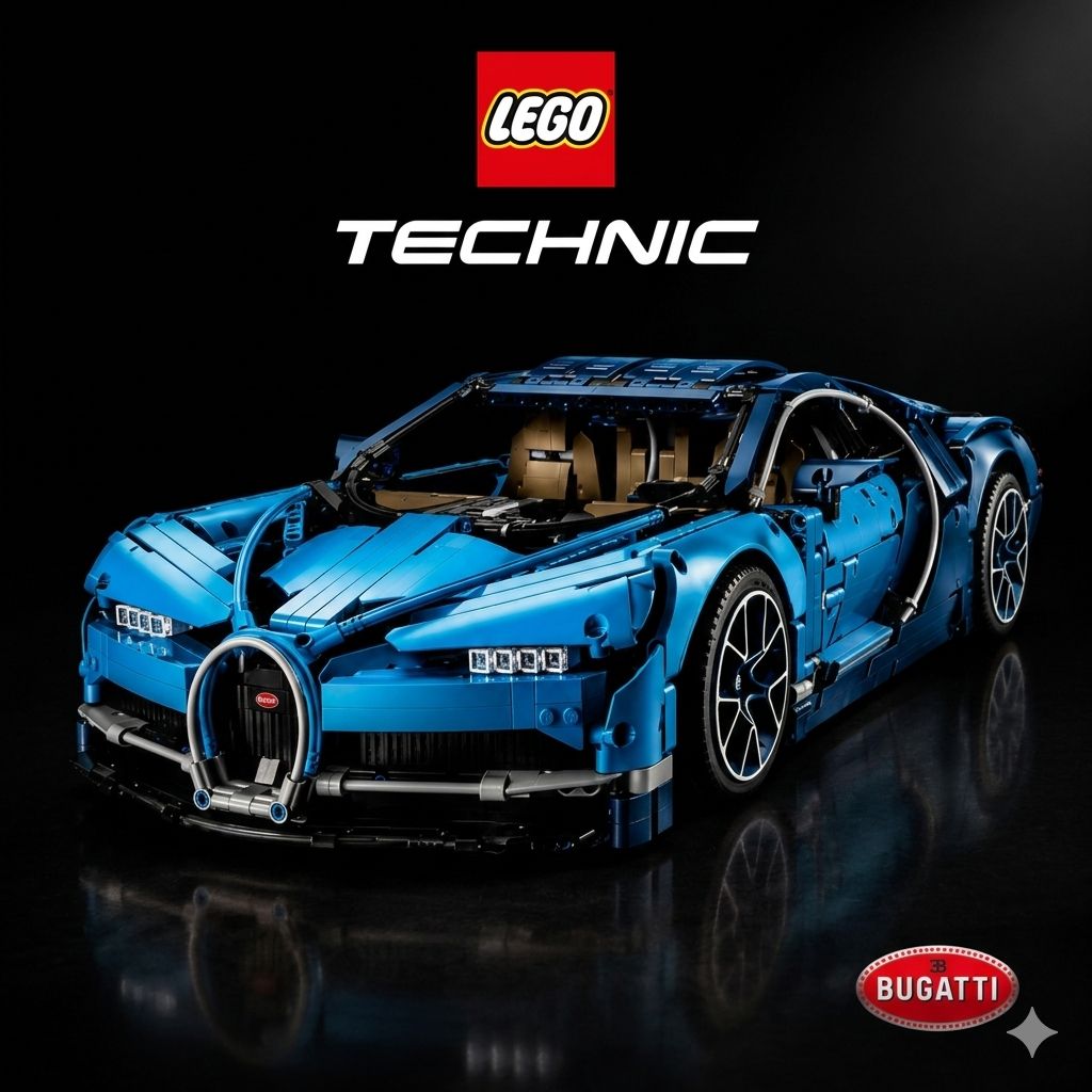 Technic Bugatti Chiron (Con Logo)